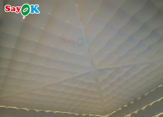 Lều cube thổi phồng Lều khí thổi phồng linh hoạt với đèn LED Blow Up Tent