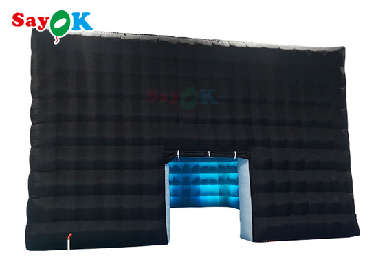 Lều cube thổi phồng Lều khí thổi phồng linh hoạt với đèn LED Blow Up Tent