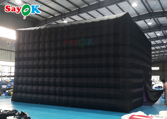 Lều cube thổi phồng Lều khí thổi phồng linh hoạt với đèn LED Blow Up Tent