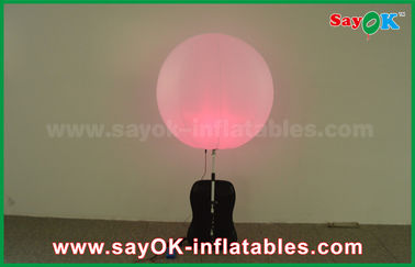 Windproof Nylon Inflatable chiếu sáng trang trí ba lô bóng với ánh sáng LED cho quảng cáo