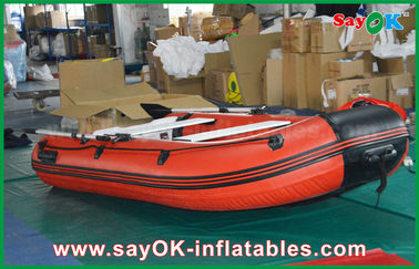 0.9mm PVC thuyền bơm hơi sàn hợp kim nhôm 4-6 người chèo thuyền kayak