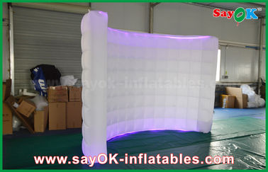 Inflatable Led Photo Booth White Inflatable Photo Booth, Inflatable LED Wall Photo Booth Nền Linghting
