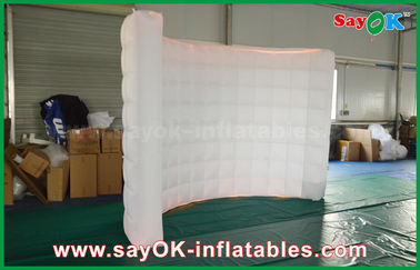 Inflatable Led Photo Booth White Inflatable Photo Booth, Inflatable LED Wall Photo Booth Nền Linghting