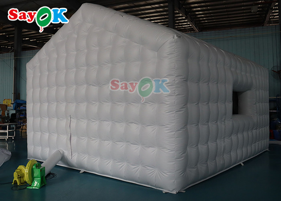 Vật liệu Pvc thương mại Inflatable Bounce House Màu trắng