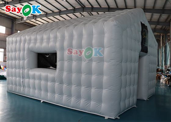 Vật liệu Pvc thương mại Inflatable Bounce House Màu trắng