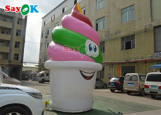 Mô hình kem bơm hơi 5m tùy chỉnh cho lễ hội quảng cáo ngoài trời