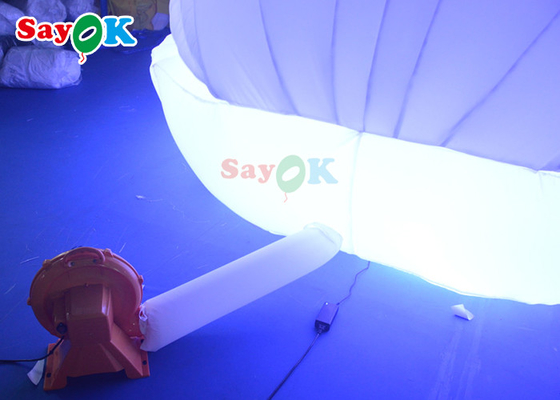 4m Giant LED Inflatable Stage Shell Vải Oxford Inflatable Led Seashell For Party