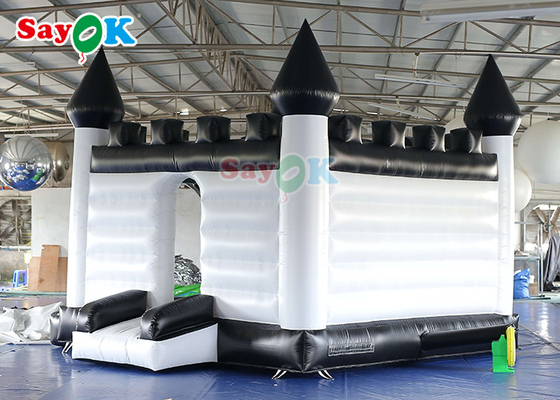 Tarpaulin White Castle Jumper Wedding Inflable Bounce Jumping Cho thuê tiệc