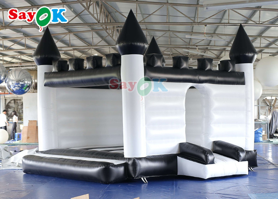 Tarpaulin White Castle Jumper Wedding Inflable Bounce Jumping Cho thuê tiệc