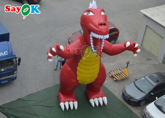 Động vật khủng long Giáng sinh bơm lên PVC Động vật khổng lồ bơm lên Raptor Động vật khủng long bong bóng khí Dinosaur