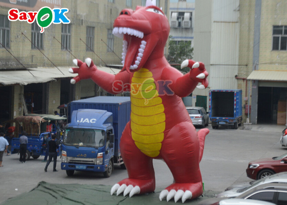 Động vật khủng long Giáng sinh bơm lên PVC Động vật khổng lồ bơm lên Raptor Động vật khủng long bong bóng khí Dinosaur