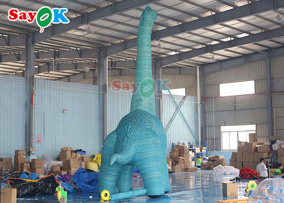 Động vật khủng long Giáng sinh bơm 7m Động vật khủng long Giáng sinh bơm trang trí sân Giáng sinh Bơm Tyrannosaurus Rex Mô hình