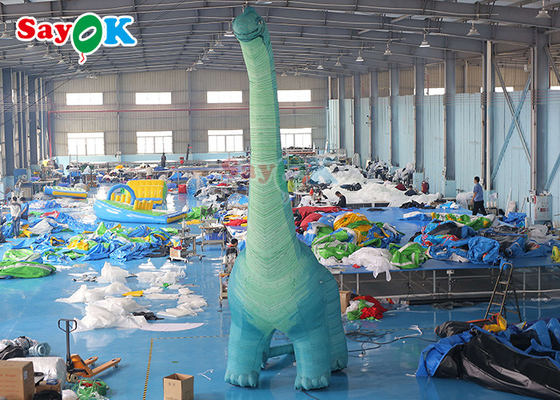 Động vật khủng long Giáng sinh bơm 7m Động vật khủng long Giáng sinh bơm trang trí sân Giáng sinh Bơm Tyrannosaurus Rex Mô hình