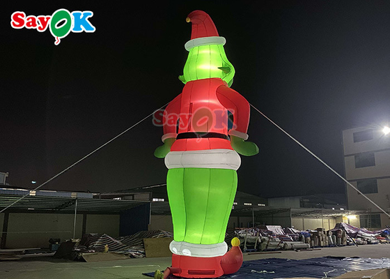 Giant Inflatable Dog Cartoon Characters Inflatable Grinch Balloon Giáng sinh để trang trí