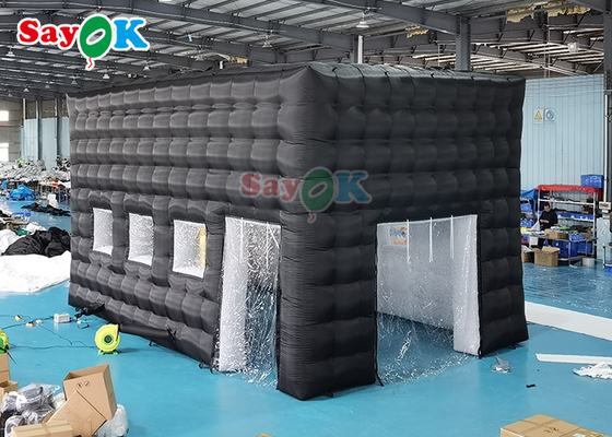 LED Disco Night Club Tiệm tiệc Tiệm bơm tùy chỉnh Tiệm bơm Tiệm đêm bơm cho các sự kiện Người lớn Đen Cube House