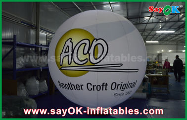 0.2 mét PVC Kín Inflatable Bóng Bay Mặt Đất Không Thấm Nước Với Logo In