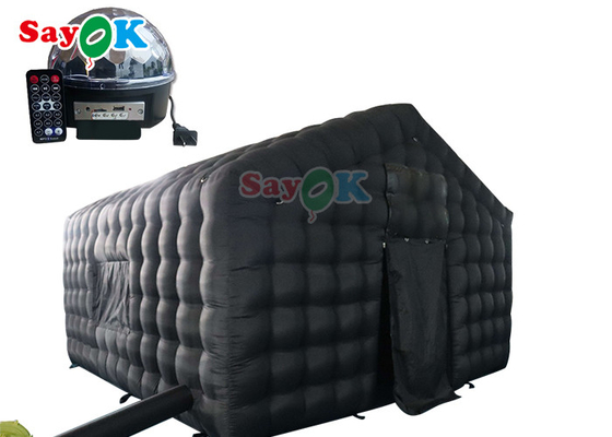 Custom Đen lớn 20ft Lều không khí bơm Đèn LED Party Đèn Đèn Ban đêm