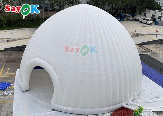 Lều không khí bơm lên quảng cáo cấu trúc lều mái vòm Igloo bơm lên