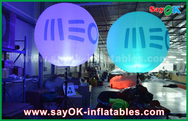 Quảng cáo 1.5m DIA Tripod Thường vụ Inflatable Balloon / Ball Với LED Light