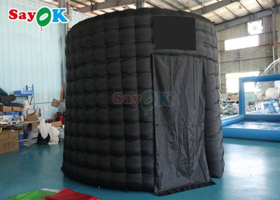 Di động Tùy chỉnh Air 360 Photo Booth Bao vây Inflatable Cube Backdrop Lều