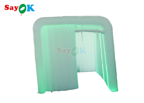 Inflatable Club Portable 360 ​​Lighted Photo Booth Enclosure Inflatable Cube Backdrop