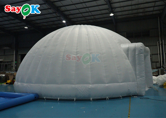 PVC Tarpaulin Cửa hai dẫn lều mái vòm bơm cho sự kiện bên ngoài