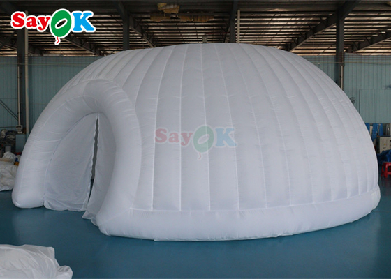 Quảng cáo Trại Marquee Lửa Panorama Dome Trại cưới trắng Lửa