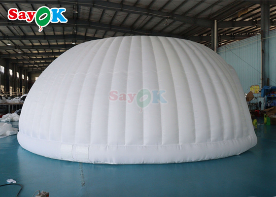 Quảng cáo Trại Marquee Lửa Panorama Dome Trại cưới trắng Lửa
