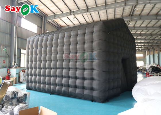 Black LED Music Bar Mobile Night Club Tent Commercial Inflatable Nightclub With Disco Light Inflatable Nightclub For Ren (Thiếu nhạc đèn LED màu đen)