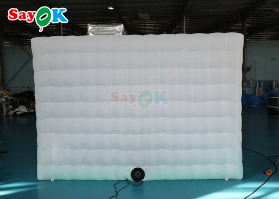 210D Oxford Inflatable Photo Booth Nhiếp ảnh gia Studio Portable Stage Cube Photo Booth With Led Light