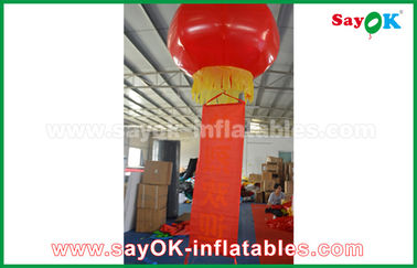 Nylon Vải Inflatable Chiếu Sáng Trang Trí Red Inflatable Lantern Glim Scaldfish