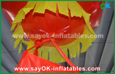 Nylon Vải Inflatable Chiếu Sáng Trang Trí Red Inflatable Lantern Glim Scaldfish