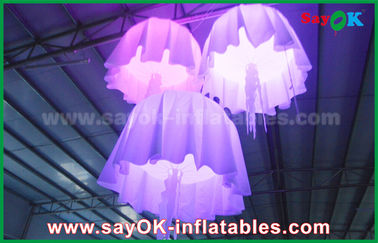 1m - 2m DIA Thay đổi màu Nylon Chất liệu Sứa Inflatable Với CE / UL Blower