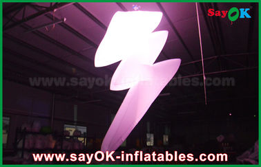 Nylon Vải Treo Inflatable Chiếu Sáng Trang Trí Với Ánh Sáng LED Thay Đổi Màu Sắc