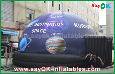 Không thấm nước Full In Mobile Planetarium Inflatable Dome Tent Với ​​sao