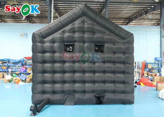 Tiệc trong sân sau Lều hộp đêm bơm lên với đèn disco Blow Up Nightclub Bơm lên Nightclub Cho thuê