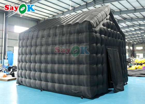 Black Party Bán phòng cube bơm bơm hộp đêm với disco và đèn laser cho thuê hộp đêm bơm