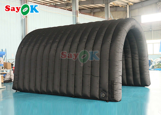 Black Inflatable Sports Tunnel Tent For Football Game Outdoor Events Đường hầm lối vào
