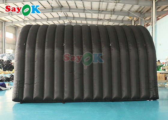 Black Inflatable Sports Tunnel Tent For Football Game Outdoor Events Đường hầm lối vào