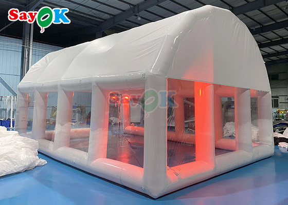 TPU thổi bong bóng mái vòm xây dựng phủ phủ khí mái lều nước 23x18ft