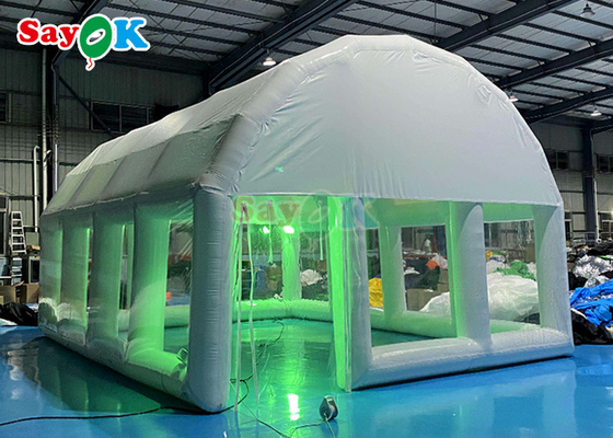TPU thổi bong bóng mái vòm xây dựng phủ phủ khí mái lều nước 23x18ft