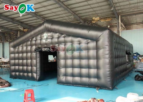 32.8FT Giant Inflatable Air Tent Đen Đen Đen Đen Diễn đàn Điện thoại Đêm Câu lạc bộ