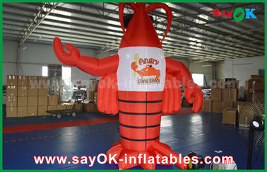 Blow Up Big Red Inflatable Lobster For Advertising Decoration / Giant Artificial Lobster Model (Mô hình tôm hùm nhân tạo khổng lồ)