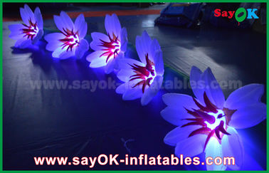 5m dài nylon inflatable hoa chuỗi inflatable ánh sáng trang trí cho đám cưới