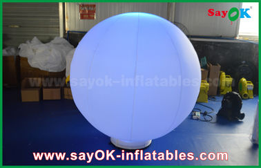 Commercail quảng cáo tùy chỉnh Inflatable Light Balloon Với Ground Ball