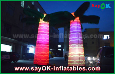 Tuỳ chỉnh trắng Led Tree Inflatable chiếu sáng trang trí với Air Blower Giấy chứng nhận SGS