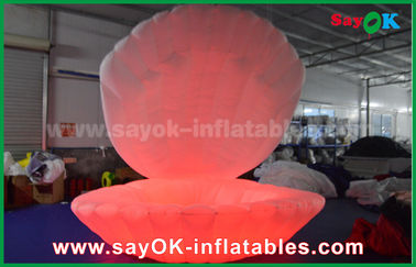 16 Đầy Màu Sắc Led Shell Inflatable Chiếu Sáng Trang Trí Bền Cho Sân Khấu / Đám Cưới