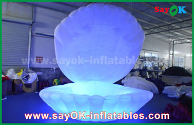 16 Đầy Màu Sắc Led Shell Inflatable Chiếu Sáng Trang Trí Bền Cho Sân Khấu / Đám Cưới