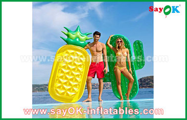 Hình dạng khác nhau trái cây lát hồ bơi phao liệu inflatable đồ chơi ngoài trời cho bơi