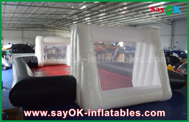 0.55mm PVC Tuỳ trắng / Đen Inflatable Soccer Dòng thương mại cấp Inflatables